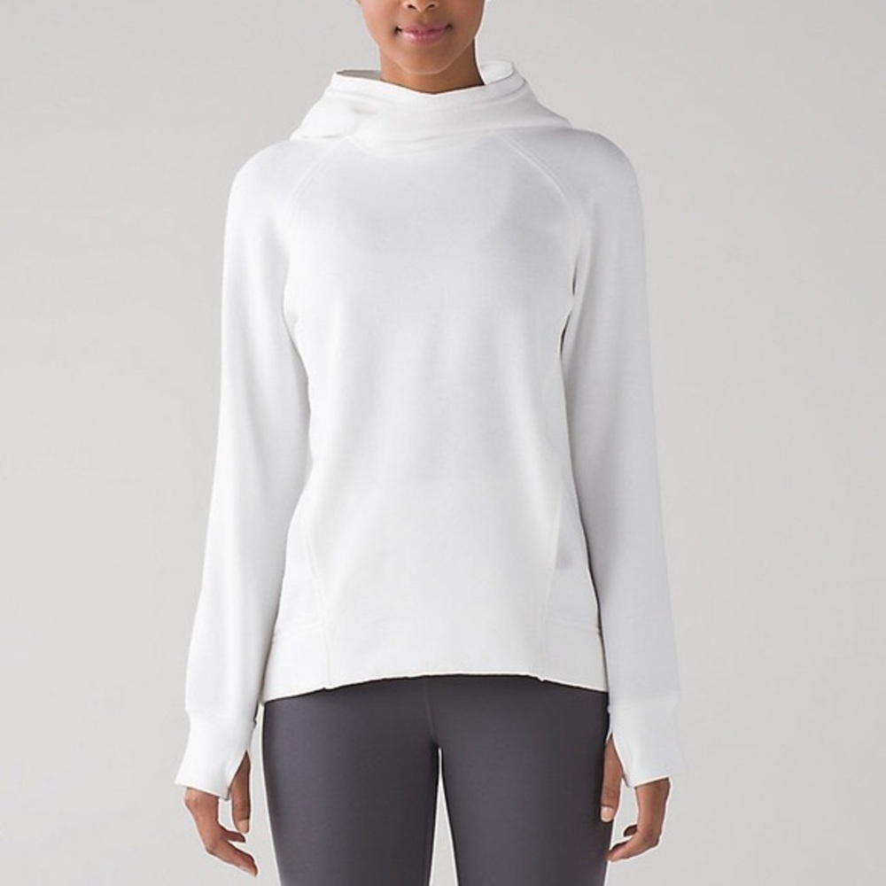 Lululemon White Pullover Hoodie